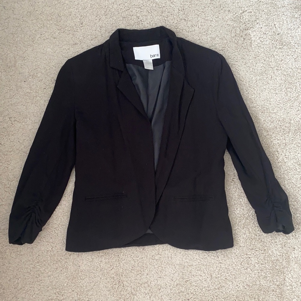 Bar 3 black blazer, size medium, hardly worn